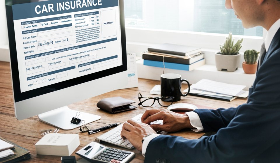 Car Insurance Form Accidental Concept